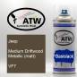 Preview: Jeep, Medium Driftwood Metallic (matt), VF7: 400ml Sprühdose, von ATW Autoteile West.